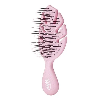 Image de WetBrush Go Green Mini brosse démêlante avec poils Intelliflex ultra doux pour séparer doucement les nœuds facilité, le démêlant Wet Brush est cheveux, à base de plantes, convient