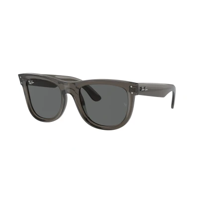 Image de Ray Ban Wayfarer Reverse Unisex Lunettes de soleil, Taille: 50, Transparent dark grey