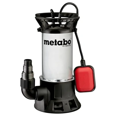 Image de Metabo PS18000SN / 251800000 Pompe submersible pour eaux chargées 1100W 230 V 50 Hz (Import Allemagne)