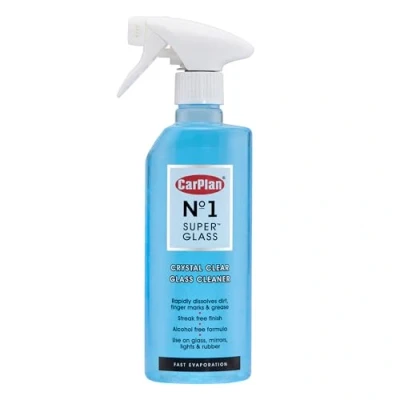 Image de CarPlan Nettoyant pour vitres de voiture sans COV Séchage rapide traces No.1 Super Glass 600 ml