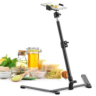 Image de Trépieds, Support de téléphone Portable réglable, en Ligne d&#039;enseignement Table pour la Diffusion Direct et vidéo Ligne, Démo Cuisine Dessin, Sketch