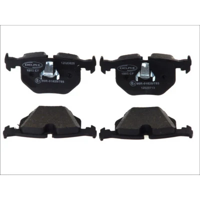 Image de DELPHI LP1803 Jeu de plaquettes frein préparé pour indicateur d&#039;usure avec tôle anti bruit sans accessoires BMW: X5, X3, 3 Berline