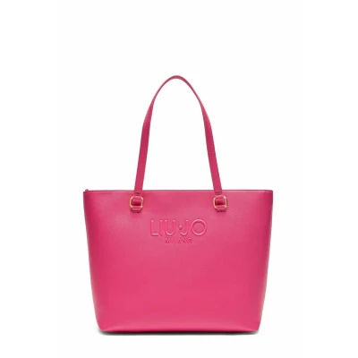 Image de LIU JO Shopping WITH LOGO Cabas, Femme, Taille: One Size, Pink
