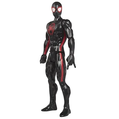 Image de Hasbro Marvel Spider Man Miles Morales, Jouet à l&#039;échelle de 30 cm, Figurine : Travers Le Verset pour Enfants partir 4 Ans, Multicolore (F5643)
