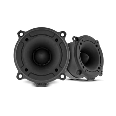 Image de DS18 Super Bullet PRO TW120B Paire d&#039;aigus Audio de Voiture en Aluminium Noir 2,5 cm 300 W