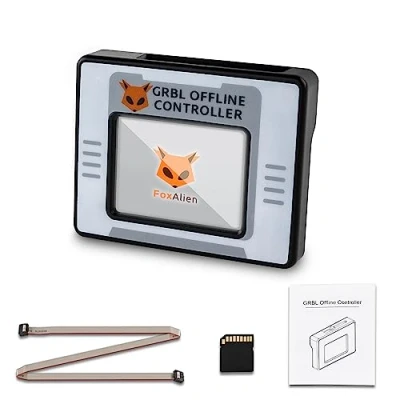 Image de Contrôleur CNC hors ligne, module de commande ligne avec écran tactile LCD GRBL contrôle pour FoxAlien Masuter 4040, PRO et 3 Machine gravure