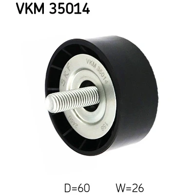 Image de SKF VKM 35014 Galet Enrouleur OPEL: Mokka / X, Insignia A Sports Tourer, 3/5 portes, VAUXHALL: ZAFIRA Mk3