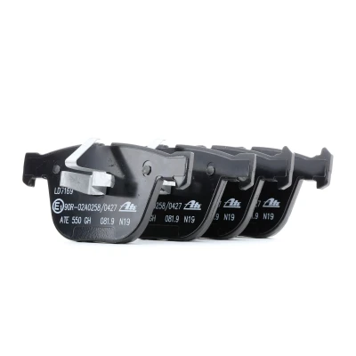 Image de ATE Ceramic 13.0470 7169.2 Jeu de plaquettes frein préparé pour indicateur d&#039;usure, contact signal d&#039;usure exclu BMW: 7, 6 Coupe, X5