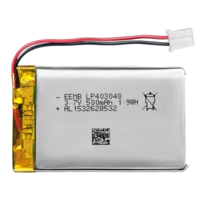 Image de EEMB Batterie Lithium polymère 3,7V 500mAh 403048 Rechargeable lipo avec connecteur JST VXI Blue Parrott vérifier la polarité de l&#039;équipement et du Avant l&#039;achat