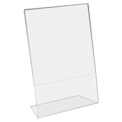 Image de HMF 46954 Présentoir de table en acrylique Format A4 portrait et paysage Transparent