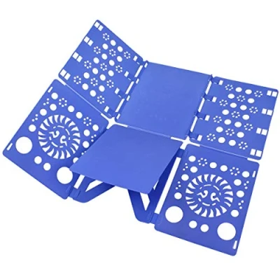 Image de BoxLegend V3 Plieur de Vetement T Shirts linge Enfants et Adultes planche a plier le Chemise,Bleu