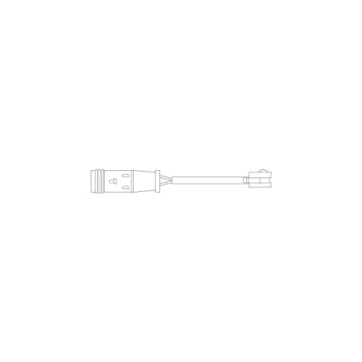 Image de DELPHI LZ0204 Kit de contact avertisseur, usure des plaquettes freins MERCEDES BENZ: Classe S Berline, ML, E Berline
