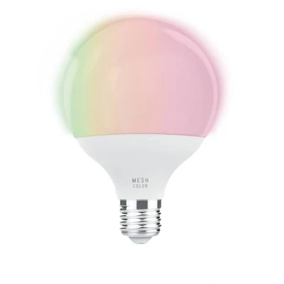 Image de Eglo connect.z Ampoule LED E27 connectée, G95, ZigBee, contrôlable par appli et commande vocale, dimmable, RGB, blanc chaud froid, 1300 lumens, 13,5 watts