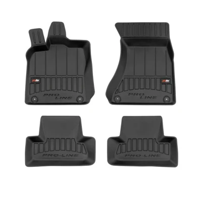 Image de FROGUM 3D407336 Ensemble de tapis sol Caoutchouc avant et arrière 4 noir Sur mesure AUDI: Q5
