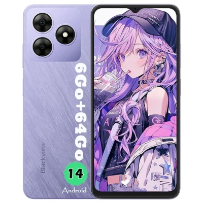Image de Smartphone Blackview WAVE 8C Android 14 6 Go RAM 64 ROM violet