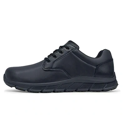 Image de Shoes for Crews Saloon II Men Chaussures de Travail Baskets à Lacets élégantes et décontractées, Maintien sûr, antidérapantes, hydrofuges, Cuir, OB E SR