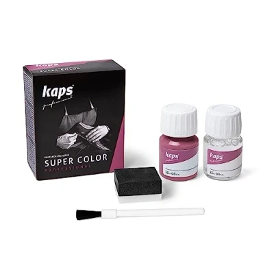 Image de KAPS Super Color Teinture pour Cuir Naturel Matières Synthétiques et Textiles 25 ml Plusieurs couleurs, 125 Fuchsia