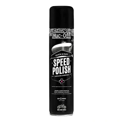 Image de Muc Off Lustrant Moto 400 ml Cire Contient de la Carnauba et d&#039;abeille pour une Brillance Durable