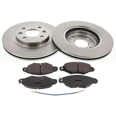 Image de MAPCO 47156 Disques et plaquettes de freins Essieu avant ventilé contact signal d&#039;usure inclus RENAULT: Kangoo I, I Express