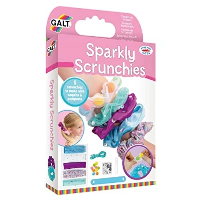 Image de Galt Jouets, chouchous scintillants, kits d&#039;artisanat pour enfants, à partir de 5 ans, argent, blanc