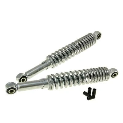 Image de Hercules Lot de 2 amortisseurs chromés 310 mm Sachs Mofa Prima Optima P3 HR MF MP Kreidler