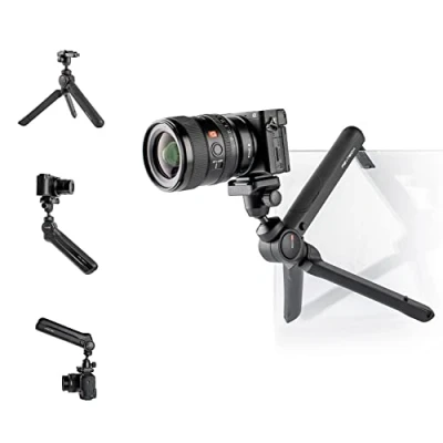 Image de PGYTECH MANTISPOD 2.0 Mini Caméra Trépied, Vlog trépied Flexible, de Voyage léger et Petit pour Sony Alpha 7 III/Alpha iv/Alpha 6400/canon EOS m50 Mark II (Noir)