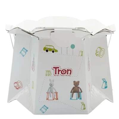 Image de Tron Pot de Bébé Jetable Biodégradable sans substance nocive, Weiß