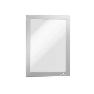 Image de Durable 488123 Duraframe Boîte de 10 Cadres d&#039;Affichages Repositionnables A5 Argent
