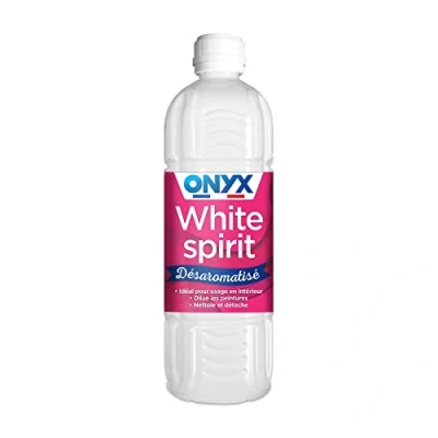 Image de Onyx White Spirit Désaromatisé Solvant Diluant Peintures et Vernis Produit Nettoyant Décapant Peinture Fabrication Française 1L