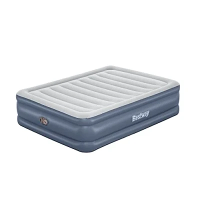 Image de Bestway Lit Gonflable Matelas 2 Places Tritech avec Pompe Électrique Intégrée et Revêtement Antimicrobien 2,03 m X 1,52 51 cm