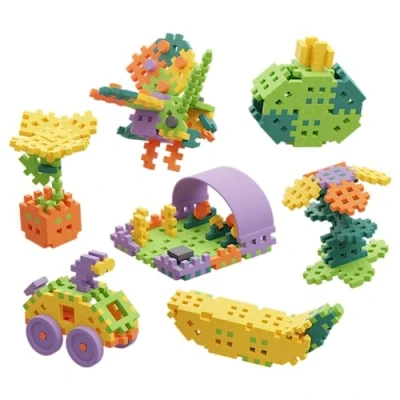 Image de Marioinex 904275 Mini Waffle Building Blocks Constructor Botanik 200 pièces