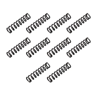 Image de sourcing map Ressort de Compression 1.2mm Fil Diamètre, 8mm OD, 35mm Libre Longueur Acier Extension Noir 10Pcs