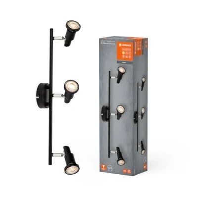Image de LEDVANCE Spot pour plafond LED GU10 à 3 lampes, noir