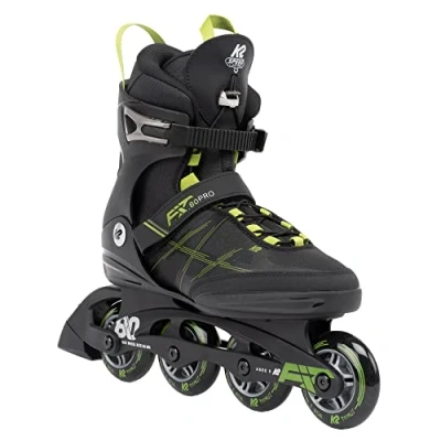 Image de K2 F.i.t. 80 Pro Rollers en Ligne Homme, Noir/olive, EU: 38 (UK: 5 / US: 6)