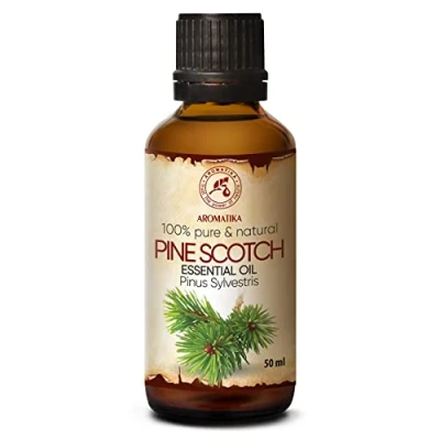 Image de Huile Pin Sylvestre 50ml Pinus Sylvestris Autriche Pure et Naturelle idéale pour l&#039;aromathérapie Bain aromatique Diffuseur Parfum d&#039;intérieur à