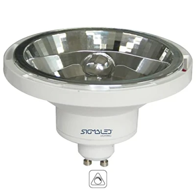Image de SIGMALED LIGTHING, SPOT LED AR111 DIMMABLE GU10 14W (équivalent 110W halogène), 1000 lumens, Blanc Naturel 4000K, Ampoule Gradable