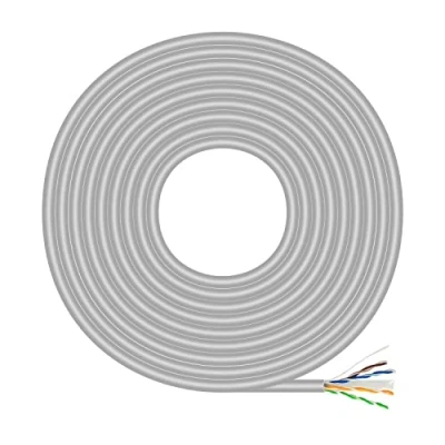 Image de AISENS A135 0660 Câble réseau RJ45 Cat.6 UTP rigide AWG23 CCA, gris, 100 m