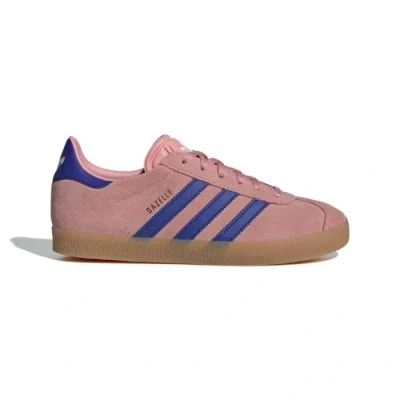 Image de adidas Originals Gazelle Unisex Baskets basses pour enfants, Taille: 36, Semi pink spark/lucid blue Suède