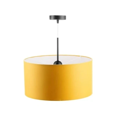 Image de Miratic Suspension Luminaire avec Source Lumineuse Remplaçable Plafonnier pour Ampoule à Culot E27 max. 60W (Ampoule Non Incluse) Abat Jour en Tissu