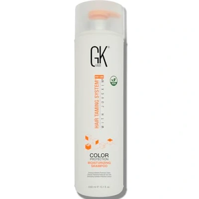 Image de GK HAIR Global Kératine Moisturizing Shampoo (1000ml) Shampooing pour cheveux colorés et abîmés, protège contre la déshydratation Formule bio naturelle sans sulfate, paraben unisex