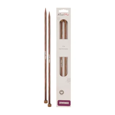 Image de KnitPro KP20237 Aiguilles Simple Pointes Bois Multicolore 30 cm x 6,5 mm