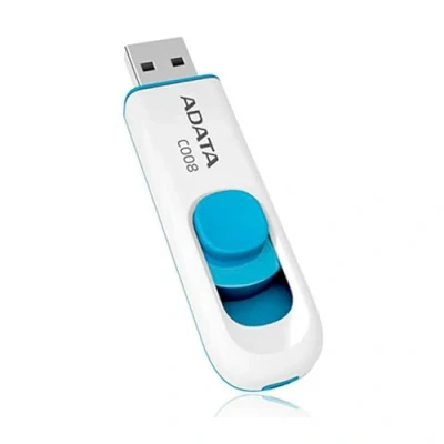 Image de A DATA C008 Clé USB 2.0, 64 Go Blanc/bleu