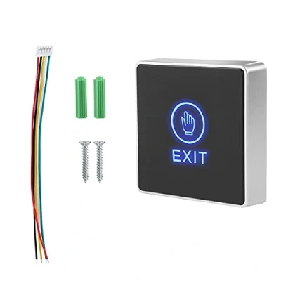 Image de Bouton de déverrouillage du la Porte Voyant LED pour système contrôle d&#039;accès avec Bleu, Sortie