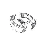 Image de Shad D1B50EMR Jeu d&#039;enjoliveurs latéraux pour Top Case SH50 Noir