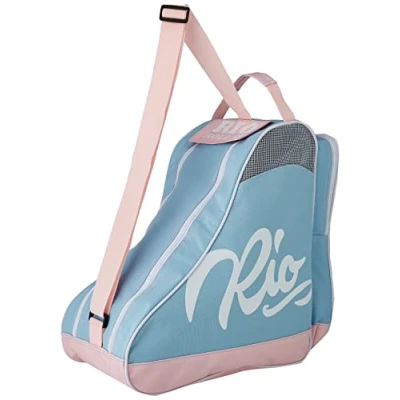 Image de Rio Roller Script Skate Bag, Sacs de plage mixte adulte, Multicolore (Blue/Pink), 24x15x45 cm (W x H L)