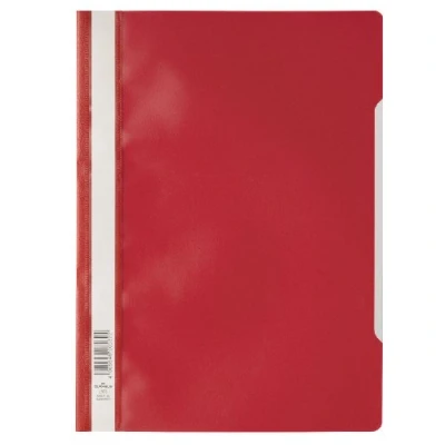 Image de Durable 257303 View File A4 Standard, Pp, 227 x 310 mm, Rouge, Paquet de 50 Pièces
