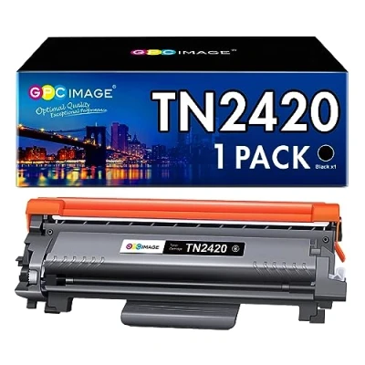 Image de GPC Image TN2420 Toner Cartouche de Compatible pour Brother TN 2420 TN2410 2410 DCP L2530DW MFC L2710DW HL L2350DW L2310D L2370DN L2510D L2750DW L2730DW (1 Noir)