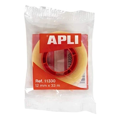 Image de APLI Ruban adhésif ciel transparent 12 mm x 33 m