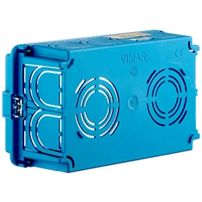Image de VIMAR Boîte encastrable rectangulaire Bleu 4 modules