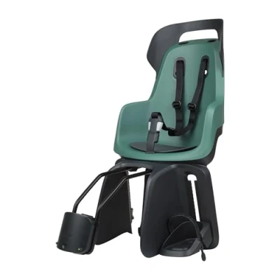 Image de BOBIKE 8012400008 Siège arrière GO Maxi pour vélos avec Roues de 26&quot; à 29&quot; ancrage au Cadre Couleur Menthe Poivrée